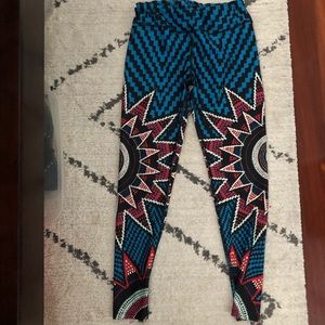 Mara Hoffman tribal print leggings yoga pants M
